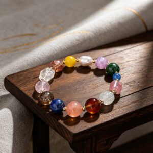 chakra multi stone crystal bracelet | full energy alignment